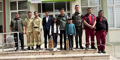 Kıbrıscık Orman İşletme Müdürlüğüne 23 Nisan’da minik ziyaretçiler.